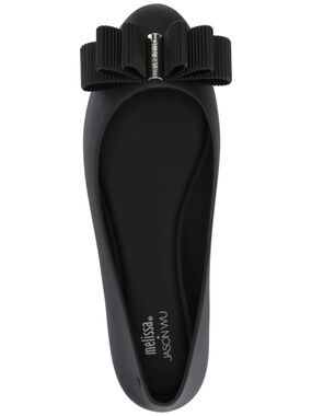Melissa‎ by Jason Wu Black Bow Rubber Flat - Melissa